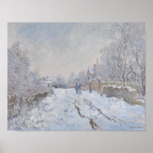 Winter Snow at Argeteuil Poster
