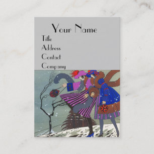 WINTER SNOW / BEAUTY FASHION COSTUME DESIGNER BUSINESS CARD