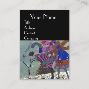 WINTER SNOW / BEAUTY FASHION  COSTUME DESIGNER BUSINESS CARD