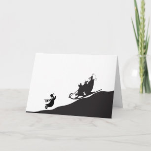 Winter Snow Day Birthday  Card