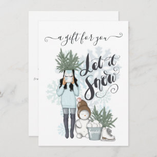 Winter Snow Gift Certificate