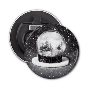 Winter Snow Globe Bottle Opener