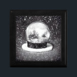 Winter Snow Globe Gift Box<br><div class="desc">Winter Snow Globe

Customise the background on this item with your own text and image elements or redesign this product entirely from scratch by replacing our design with your own! Choose your favourite fonts,  colours and styles and visit our shop for more.</div>