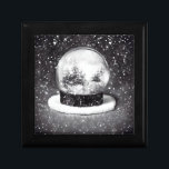 Winter Snow Globe Gift Box<br><div class="desc">Winter Snow Globe

Customise the background on this item with your own text and image elements or redesign this product entirely from scratch by replacing our design with your own! Choose your favourite fonts,  colours and styles and visit our shop for more.</div>