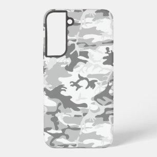 Winter Snow Grey Camouflage, Military, Army Samsung Galaxy Case