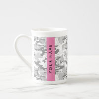 Winter Snow Grey Camouflage Your name Personalise