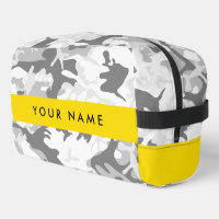 Winter Snow Grey Camouflage Your name Personalise