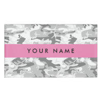 Winter Snow Grey Camouflage Your name Personalise