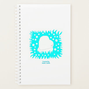 Winter Snow Heart Small Planner