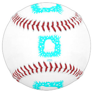 Winter Snow Heart Softball