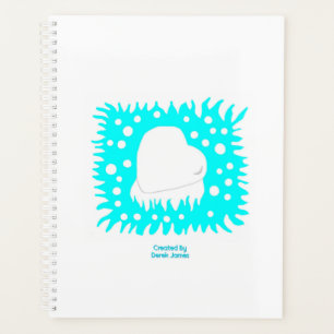 Winter Snow Heart Standard Planner