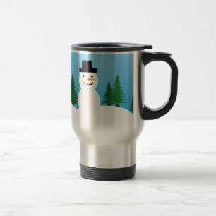 Winter Snow Holiday Tree Party Destiny Celebration Travel Mug