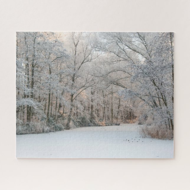 Winter Snow Landscape, 520 pieces Jigsaw Puzzle (Horizontal)