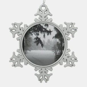 Winter Snow Landscape Ornament