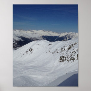 Winter Snow Mountains Photograph  Poster