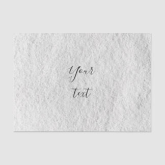 Winter snow or beach sand tissue paper