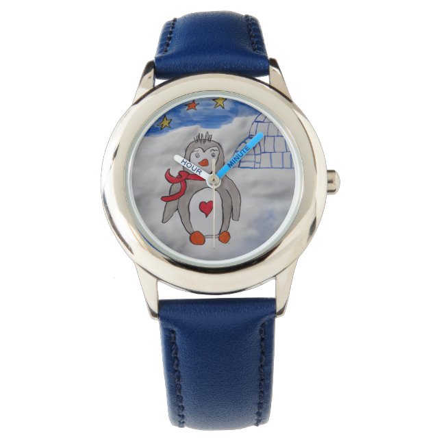 Winter Snow Penguin Watch (Front)