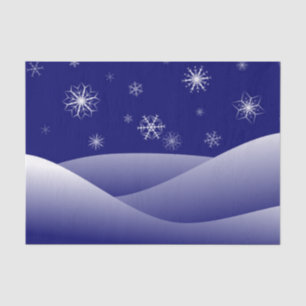 WINTER SNOW SCENE TISSUE PAPER