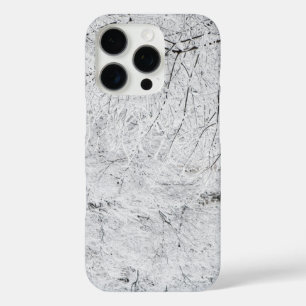 Winter Snow sparkly black and White iPhone 16 Pro Case