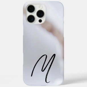 Winter Snow sparkly black and White iPhone 16 Pro Max Case