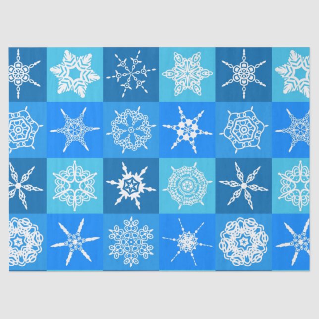 winter snow tissue paper (Front)