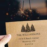 Winter Snow Trees Return Address  Self-inking Stamp<br><div class="desc">Winter Snow Trees Return Address self-inking stamp Whether you're sending out Christmas cards, invitations, or just want to add a festive touch to your outgoing mail, this stamp will make your envelopes stand out. Spread holiday cheer with every piece of mail you send. Order your Winter Snow Trees Return Address...</div>