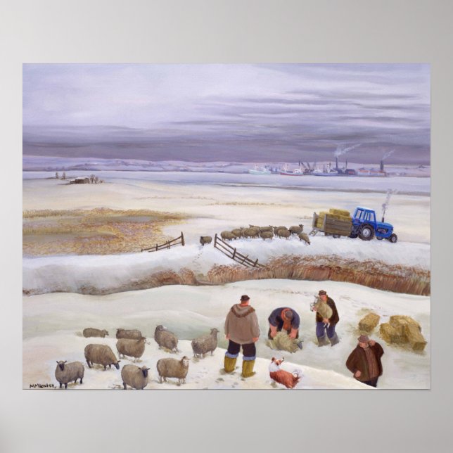 Winter Snowfall Poster (Front)