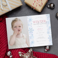 Winter Snowflake 1st Birthday Onederland Photo