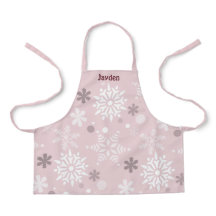 Winter Snowflake Crystal Christmas Pale Pink