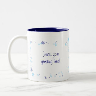 Winter Snowflake Mug (customisable)