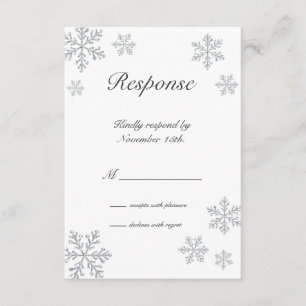 Winter Snowflake RSVP