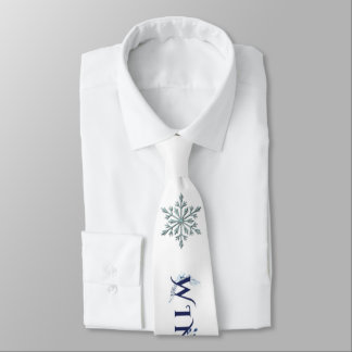 Winter Snowflake Tie