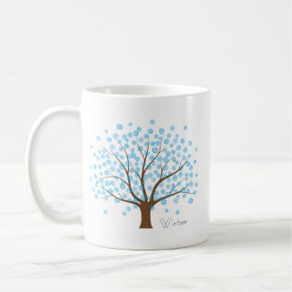 Winter Snowflake Tree Coffee Mug