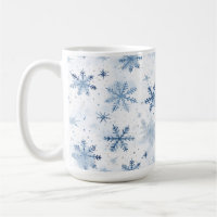 Winter snowflake watercolor