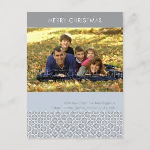 Winter Snowflakes :: Christmas Photo Postcard