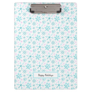 Winter Snowflakes Clipboard