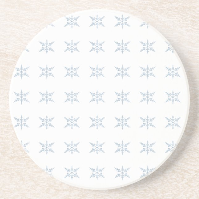 Winter Snowflakes  Coaster (Front)