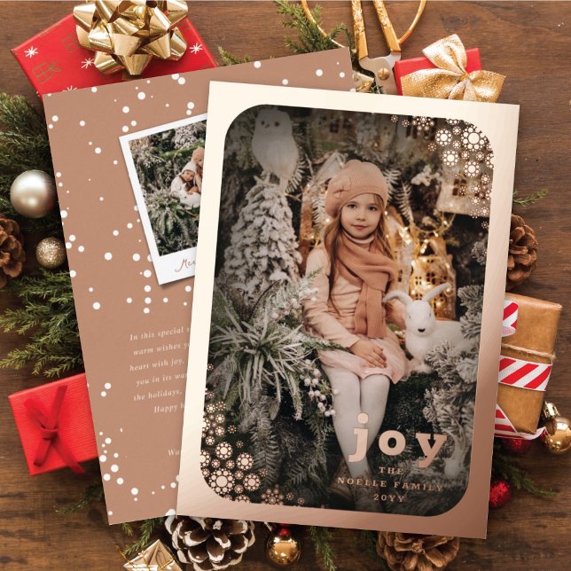 Winter Snowflakes Frame Happy Holidays Elegant (Creator Uploaded)