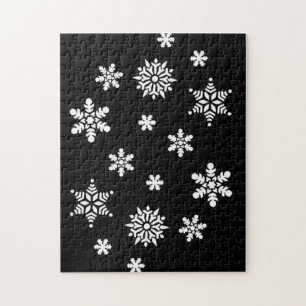 WINTER SNOWFLAKES JIGSAW PUZZLE