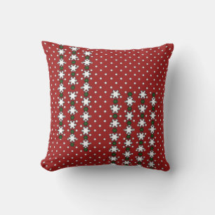 Winter Snowflakes Outdoor Cushion