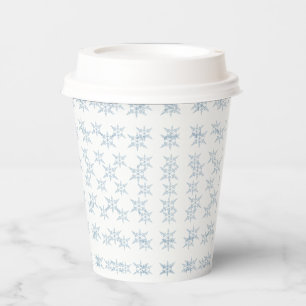 Winter Snowflakes Paper Cups
