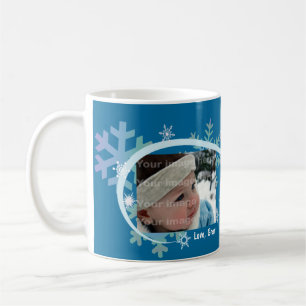 Winter Snowflakes Photo Mug