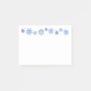 Winter Snowflakes Post-it Notes