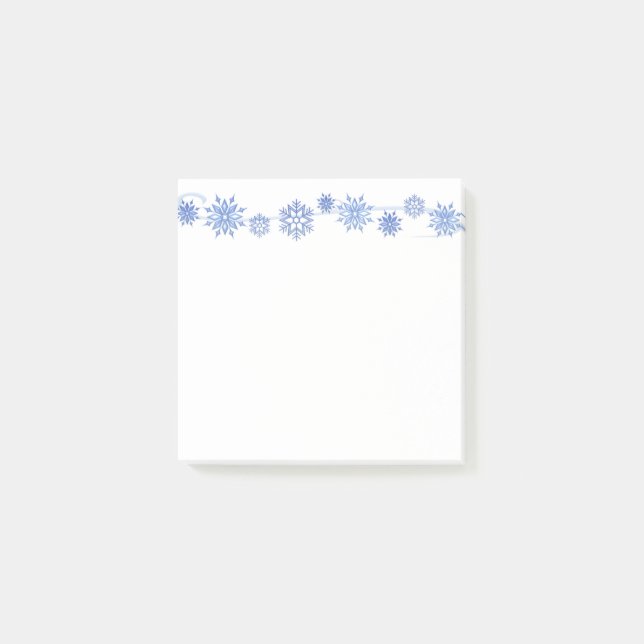 Winter Snowflakes Post-it-Notes Post-it Notes (Front)