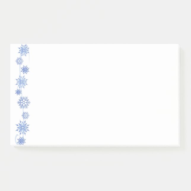 Winter Snowflakes Post-it-Notes Post-it Notes (Front)