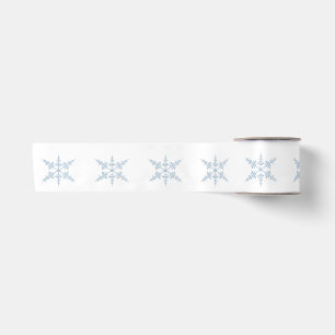 Winter Snowflakes Satin Ribbon