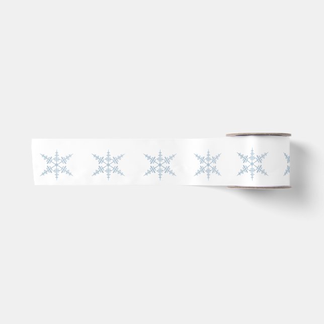 Winter Snowflakes Satin Ribbon (Front)