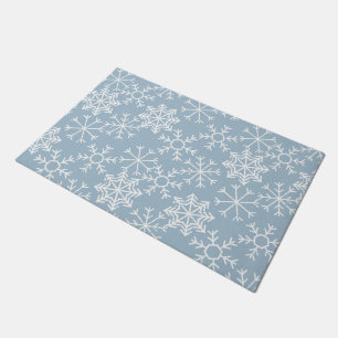 Winter SNOWFLAKES seamless pattern + your ideas Doormat