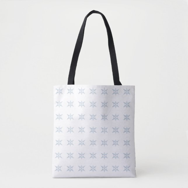 Winter Snowflakes Tote Bag (Front)