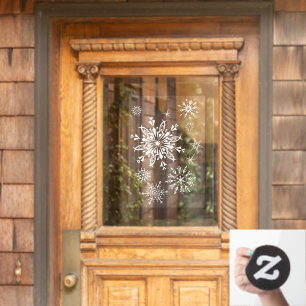 Winter Snowflakes Window Cling